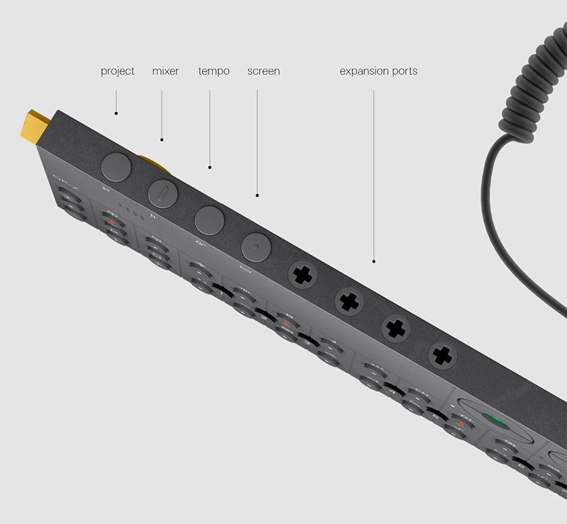 Teenage Engineering OP-Z Starter Set (OP-Z + M1) Taşınabilir / Portable 16-Track Multimedia Synthesizer ve Sequencer